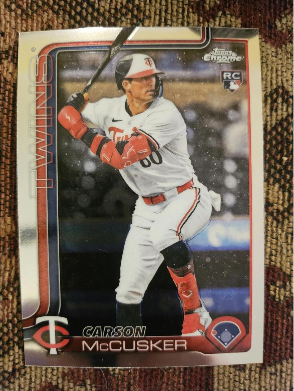 2025 Topps Chrome Update - Carson McCusky - RC  #USC155 - Twins - RAW Mint - Picture 1 of 2